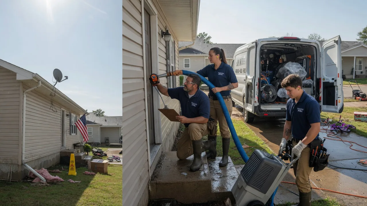 Ceiling Water Damage Restoration in Walsh, IL near me